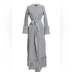 Hanifa MIYA KNIT CARDIGAN DRESS